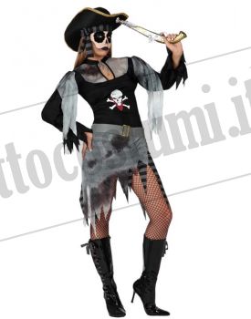 Costume Piratessa del mare FANTASMA